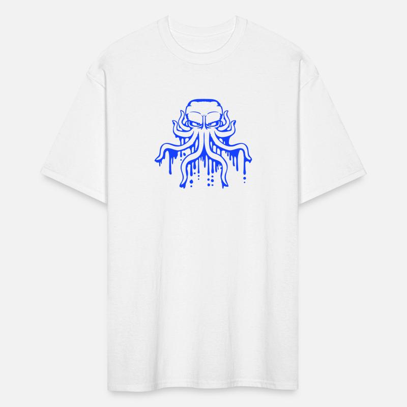 Octopus cool ink graffiti drop spray paint squid