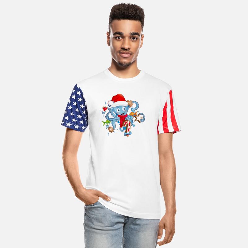 Octopus has fun and cookies for Christmas
