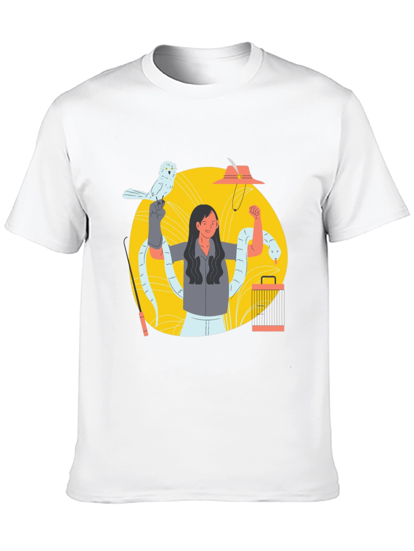 Snake Charmer Graphic Tee - Black