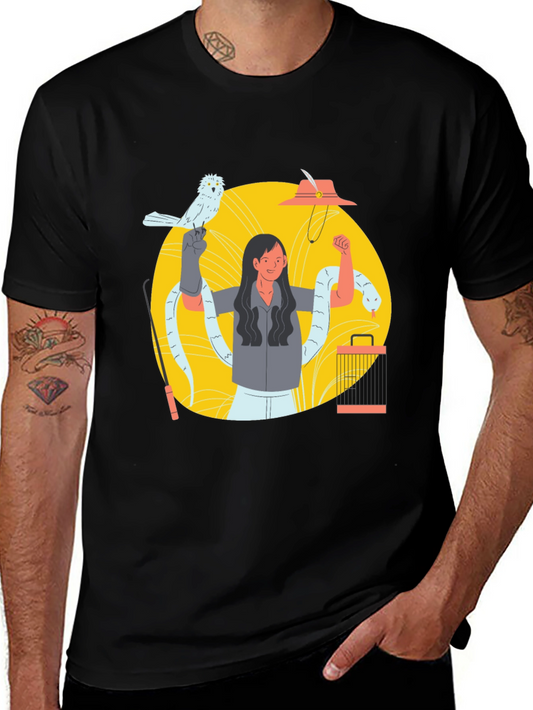 Snake Charmer Graphic Tee - Black