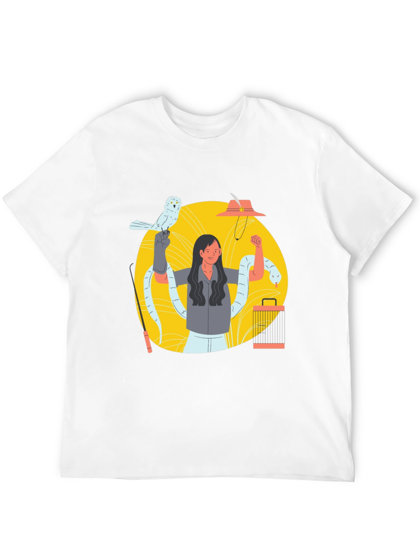 Snake Charmer Graphic Tee - Black