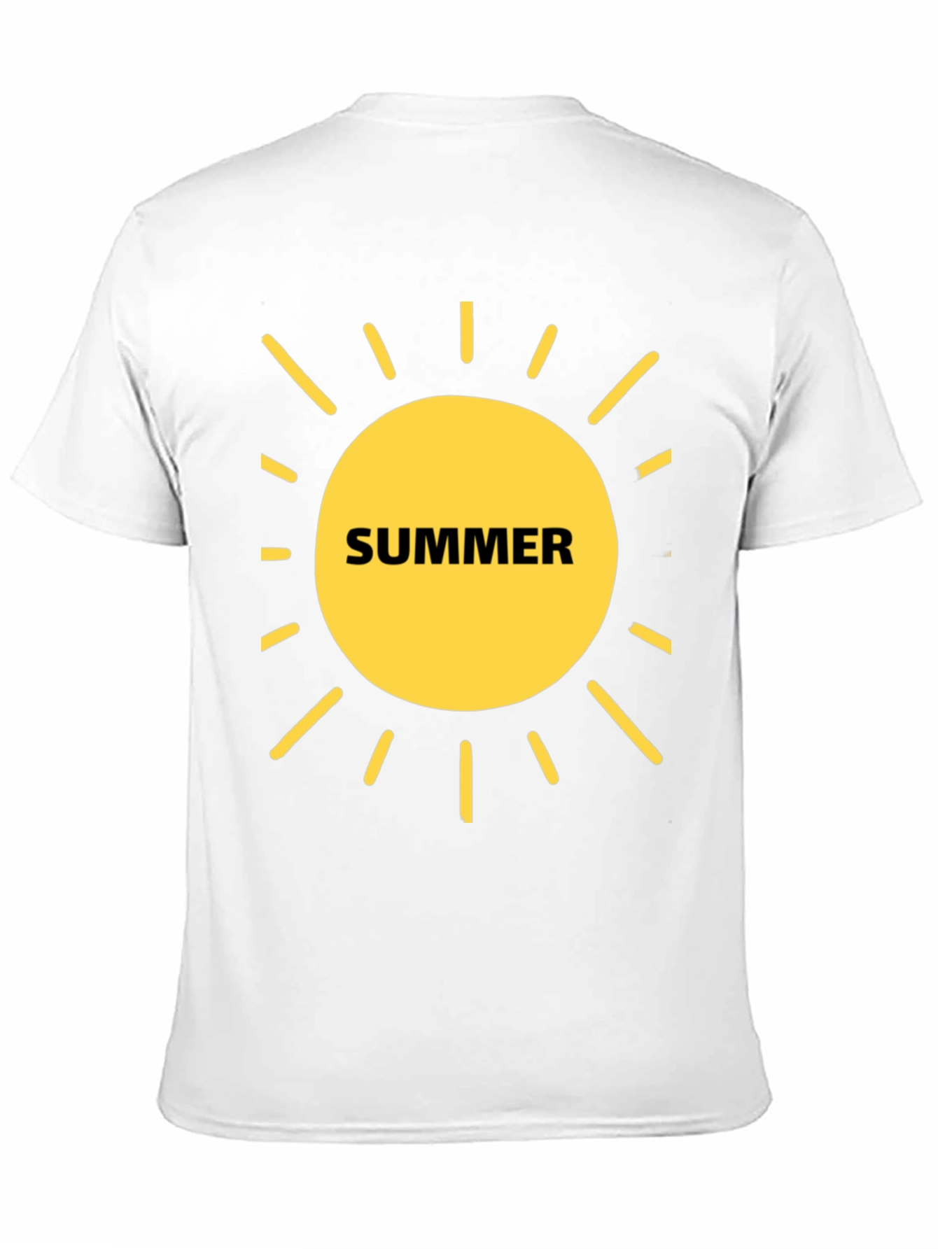 Summer Sun Graphic T-Shirt - Black