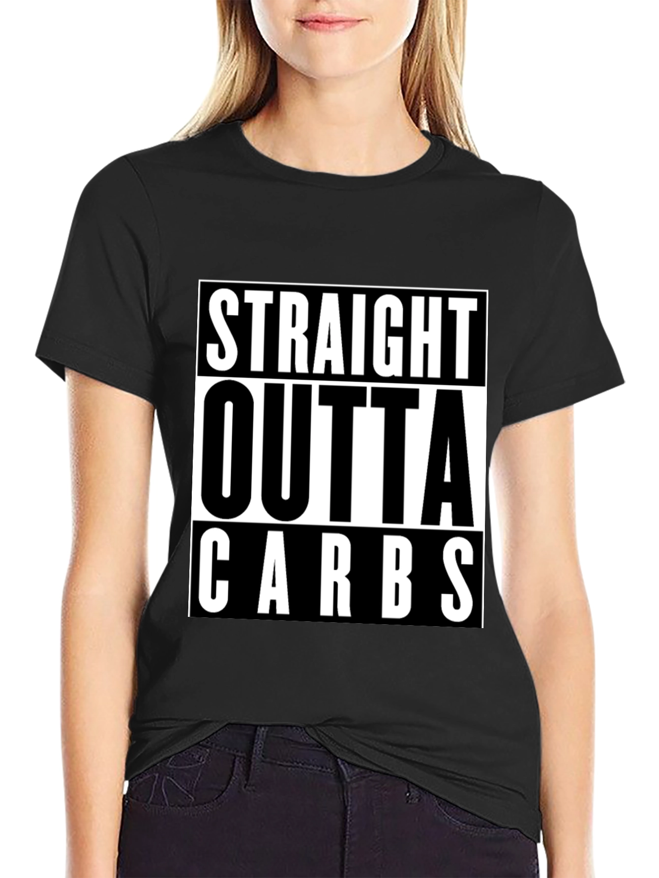 Straight Outta Carbs Graphic Tee