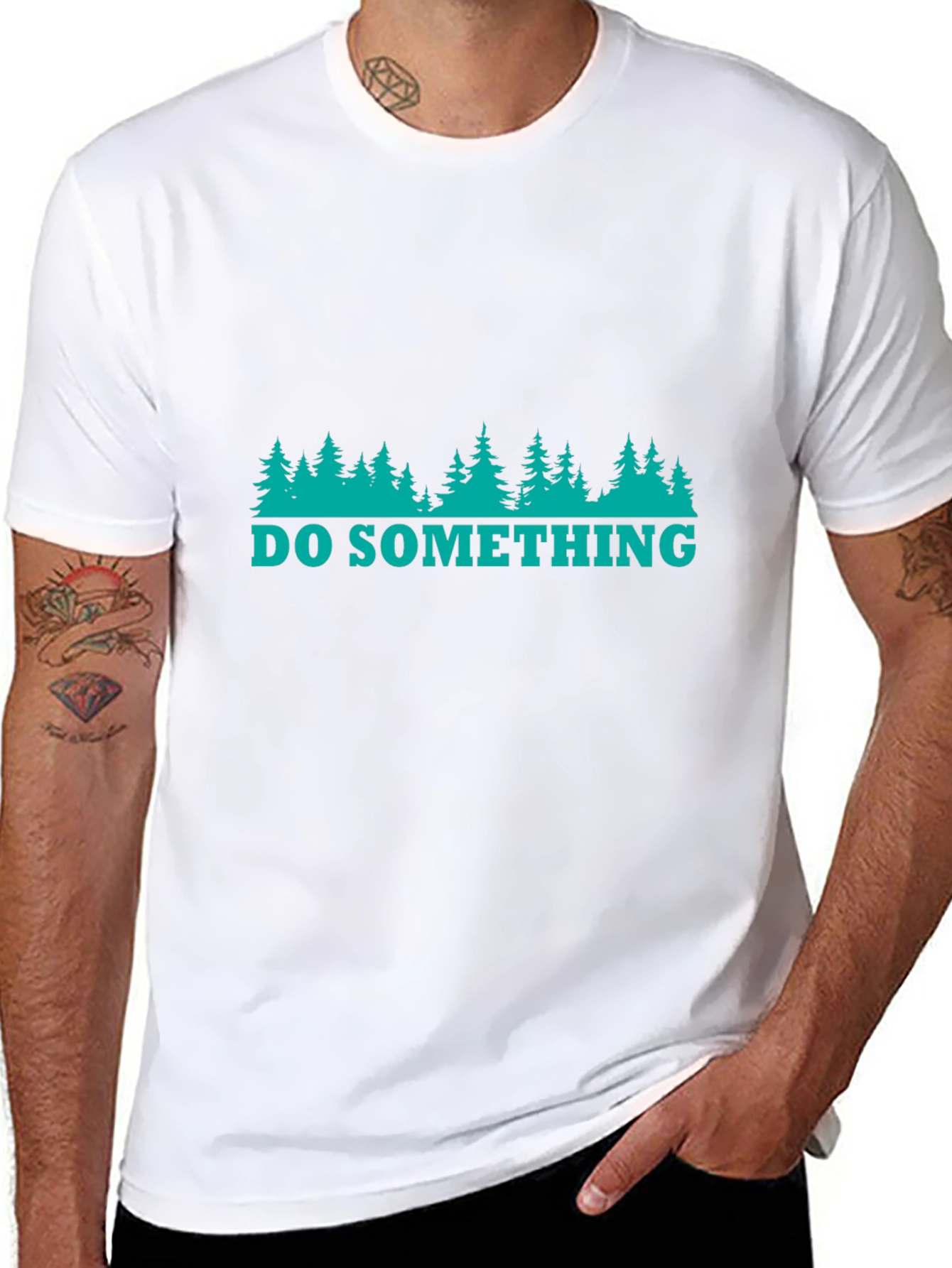 Nature Inspired Tee: Do Something T-Shirt