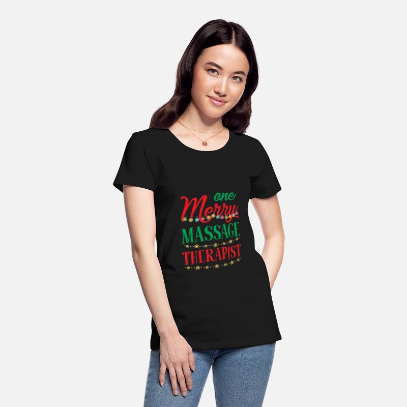 One Merry Massage Therapist Funny Christmas