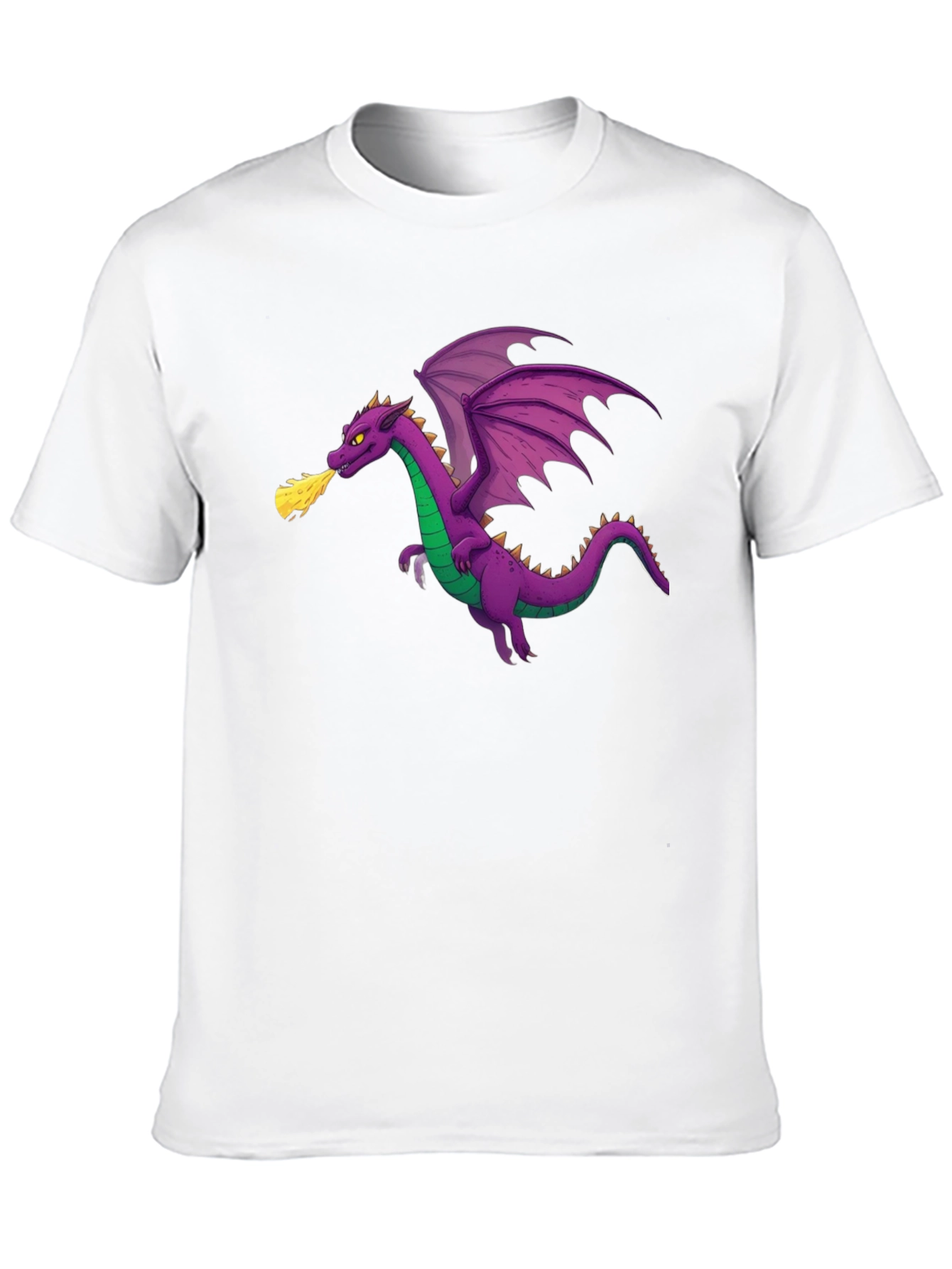 Dragon Graphic T-Shirt - Black Cotton Tee