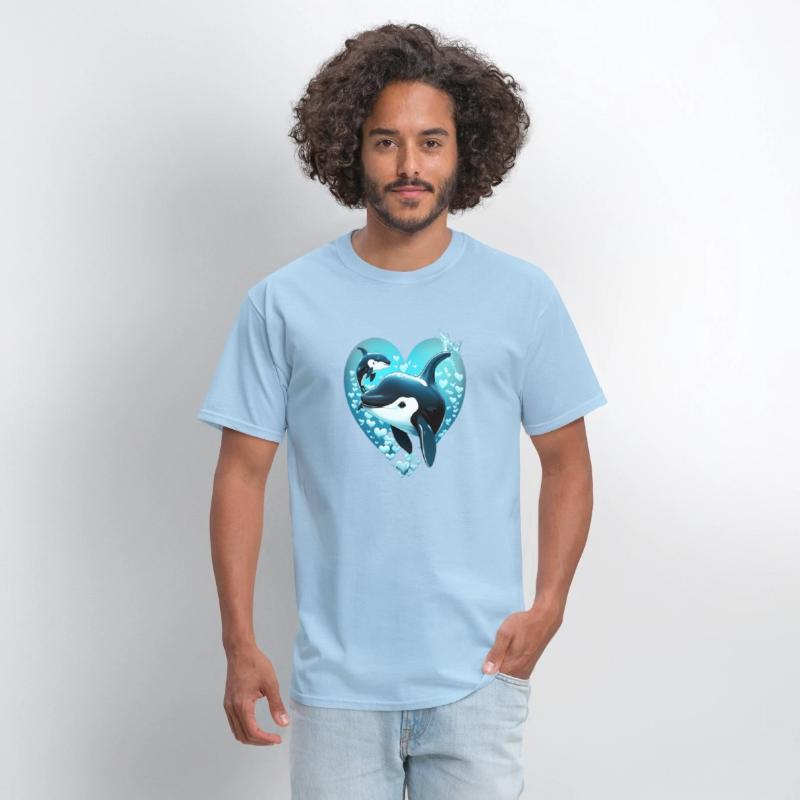 Orcas Whale Sea Under Water Fishes Orcas He