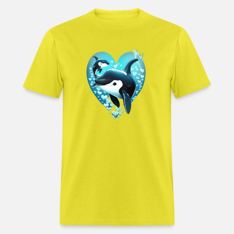 Orcas Whale Sea Under Water Fishes Orcas He