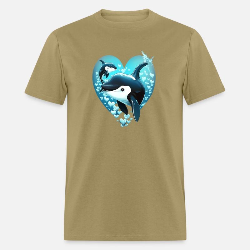Orcas Whale Sea Under Water Fishes Orcas He