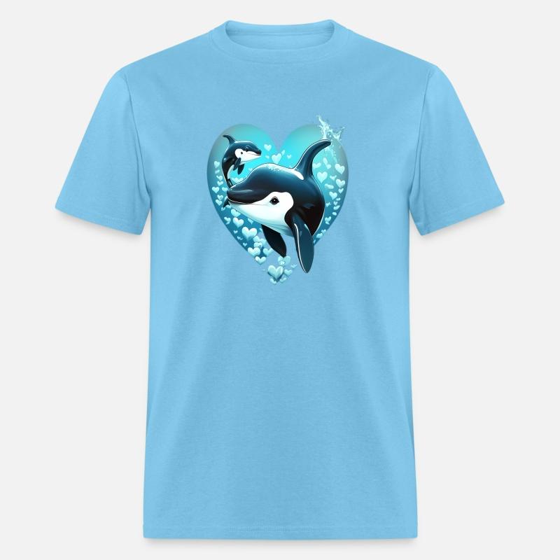 Orcas Whale Sea Under Water Fishes Orcas He
