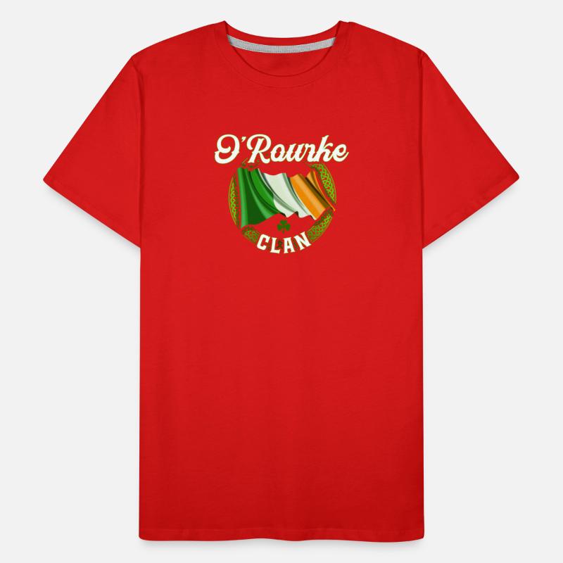 O’rourke Surname Irish Last Name Ireland Flag