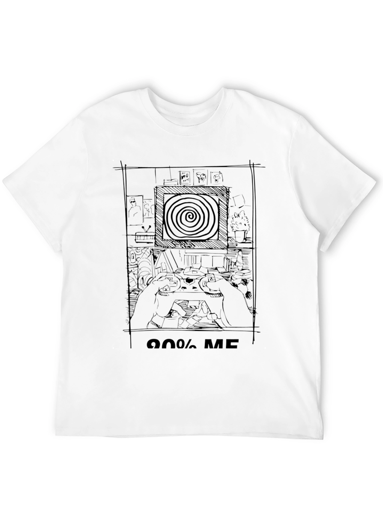 90% ME T-Shirt - Gamer Style Tee