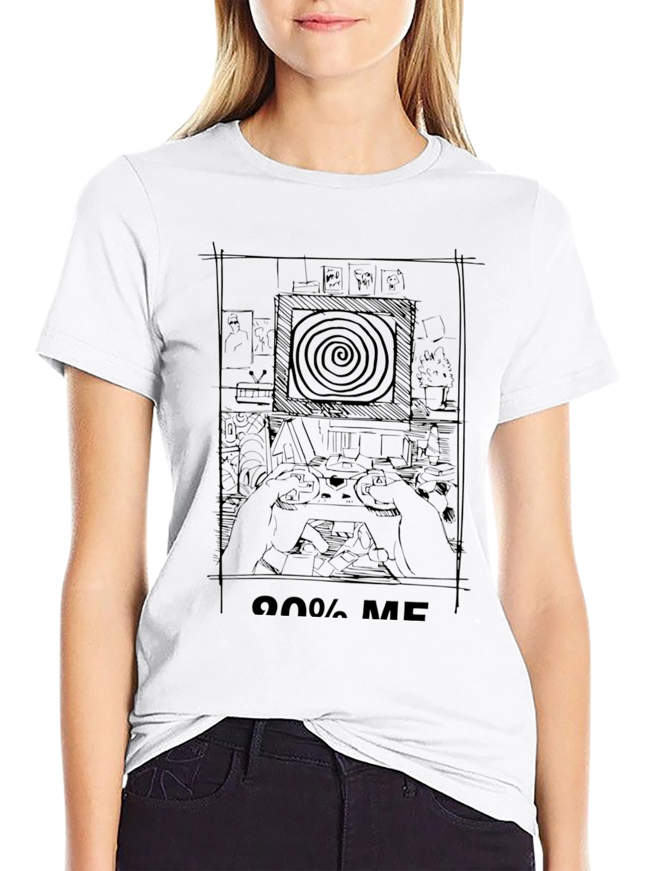 90% ME T-Shirt - Gamer Style Tee