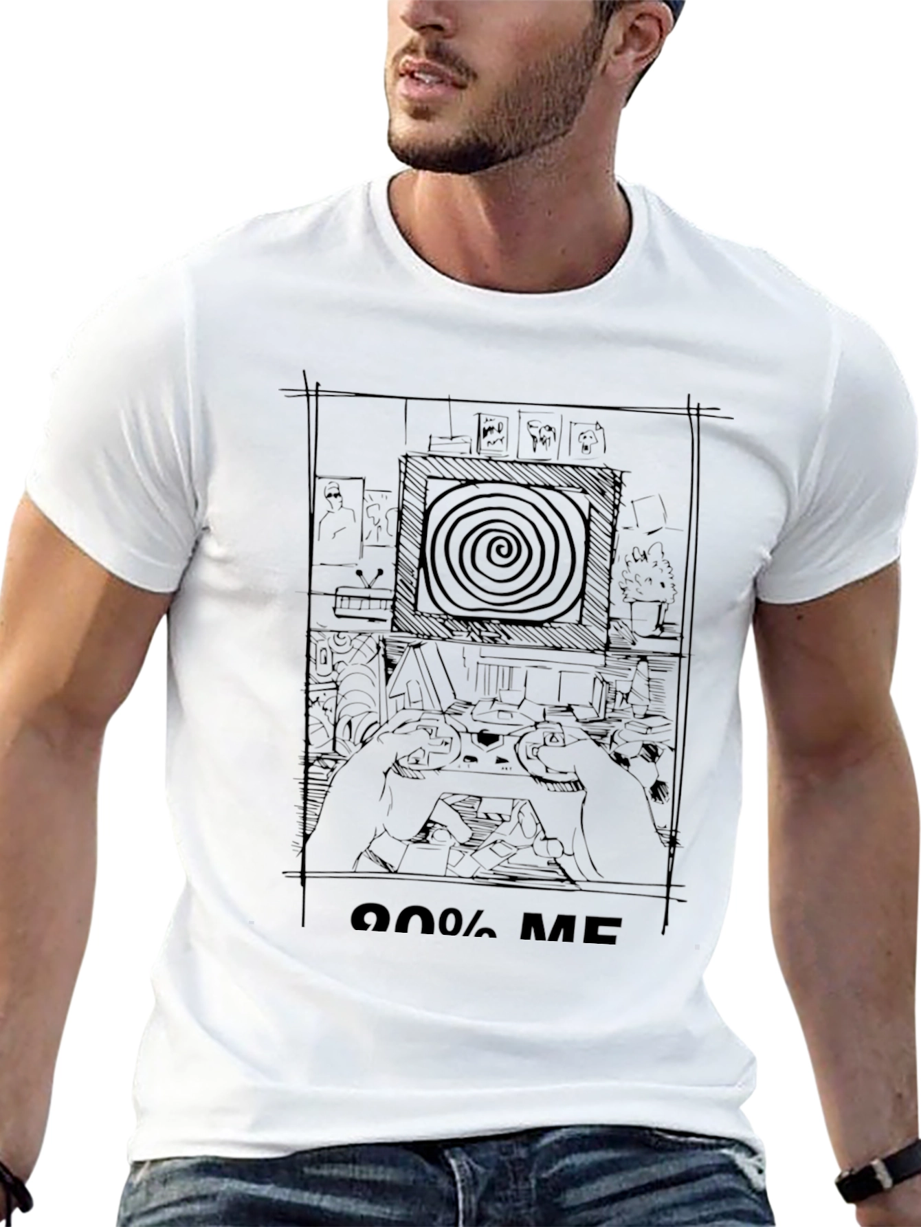 90% ME T-Shirt - Gamer Style Tee
