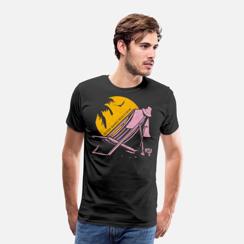 Outer Banks Beach Bum OBX Pink Vintage