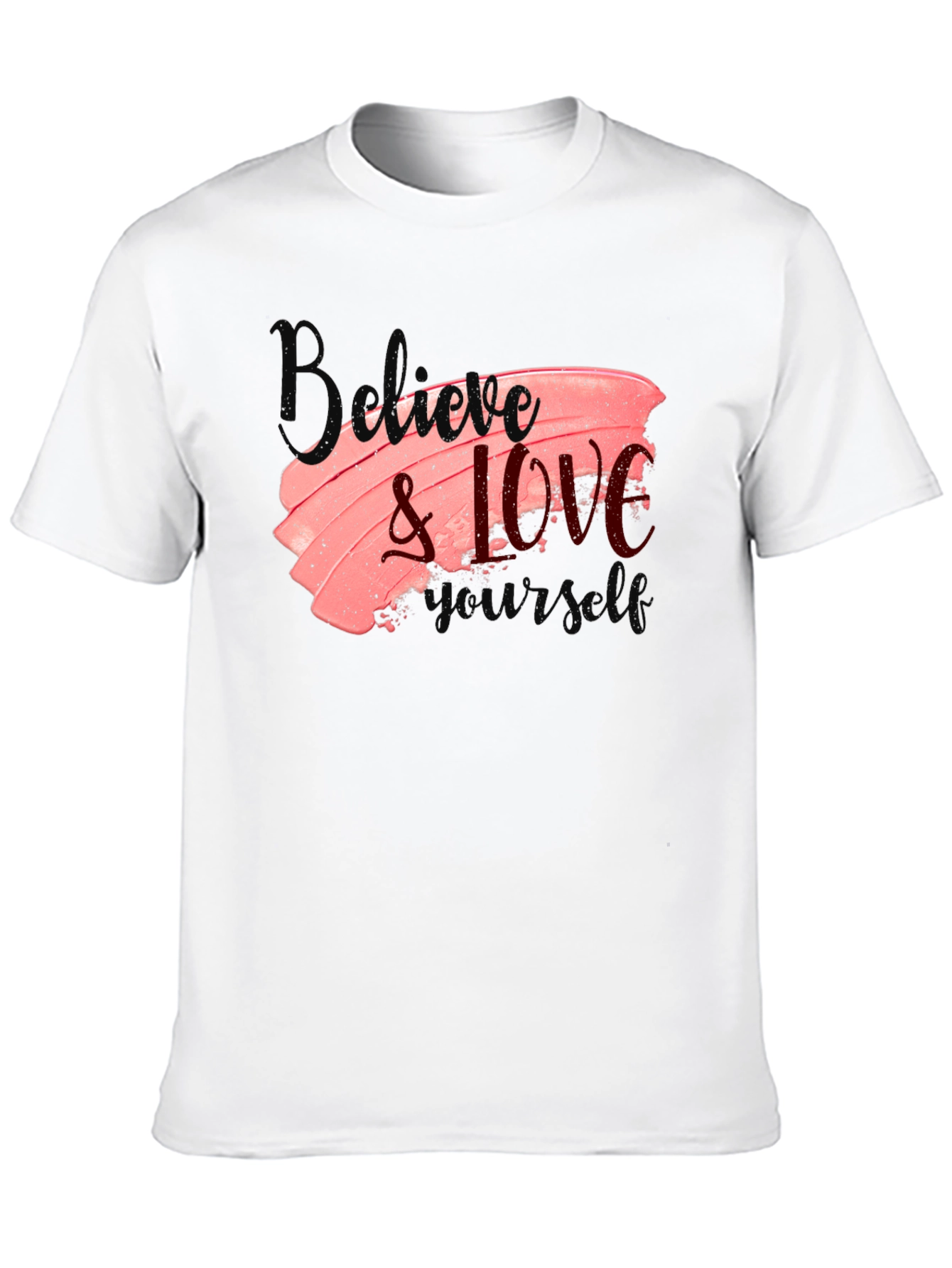 Believe & Love Yourself Black Tee