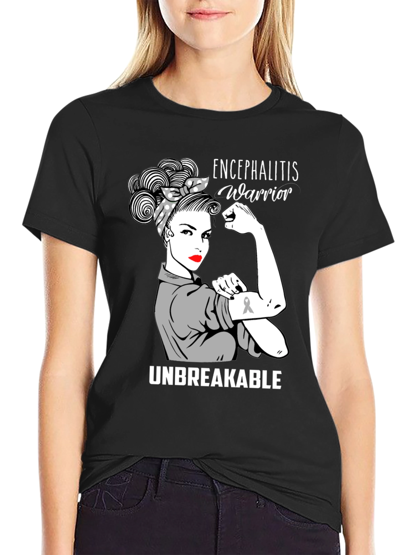 Encephalitis Warrior Unbreakable T-Shirt