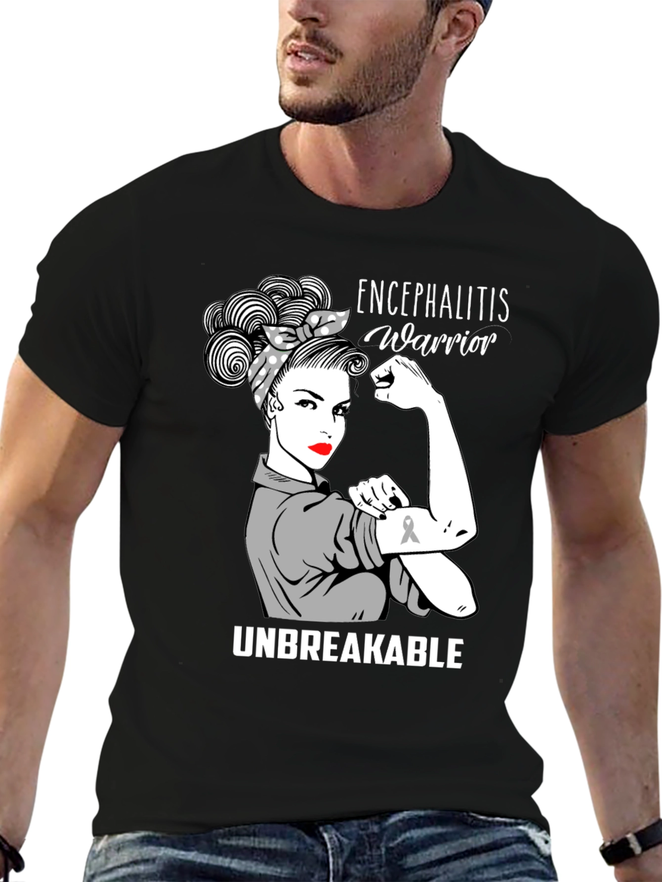 Encephalitis Warrior Unbreakable T-Shirt