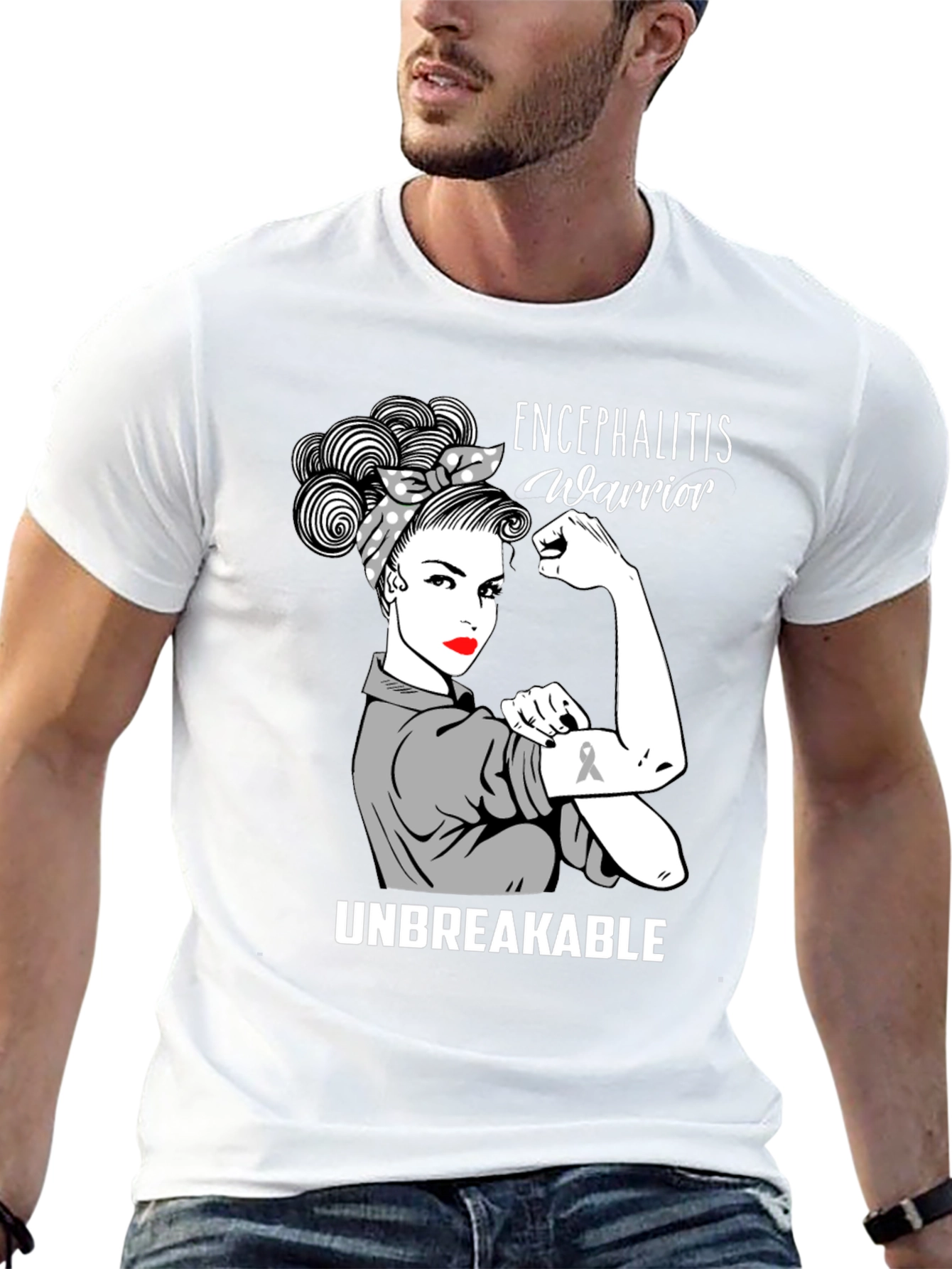 Encephalitis Warrior Unbreakable T-Shirt