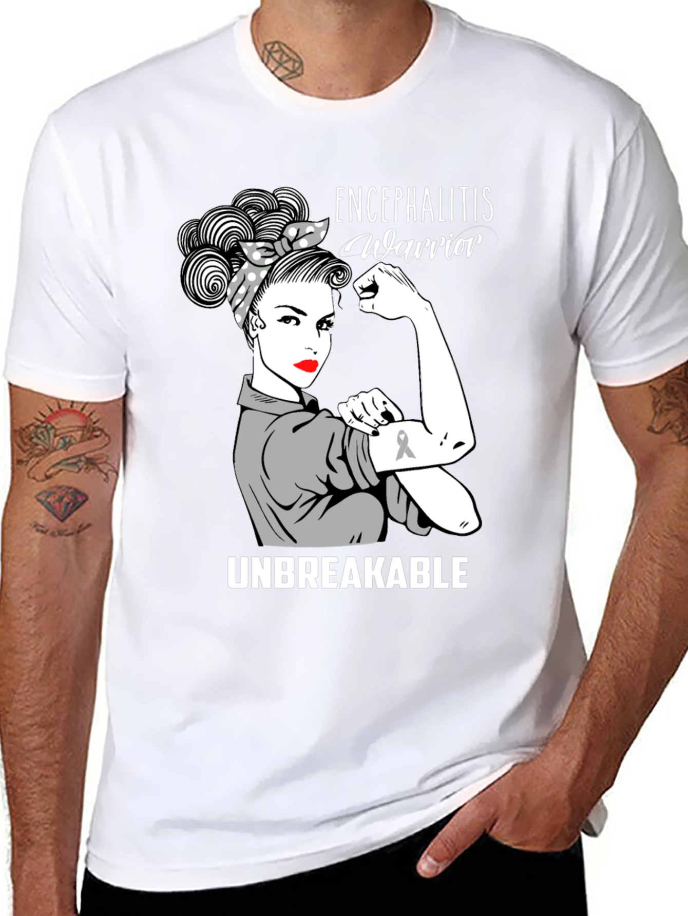 Encephalitis Warrior Unbreakable T-Shirt