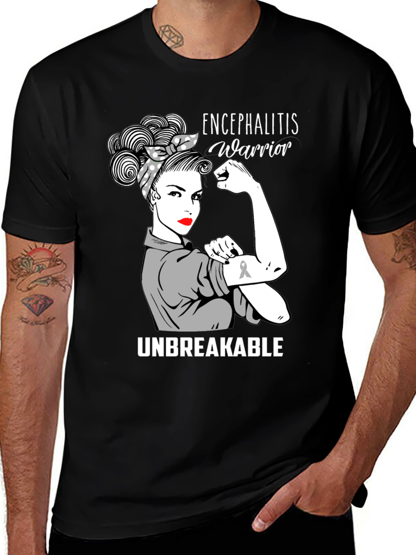 Encephalitis Warrior Unbreakable T-Shirt