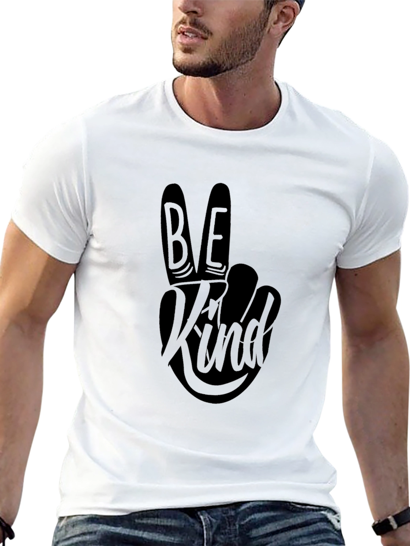 Be Kind Graphic Tee - Stylish Black Comfort