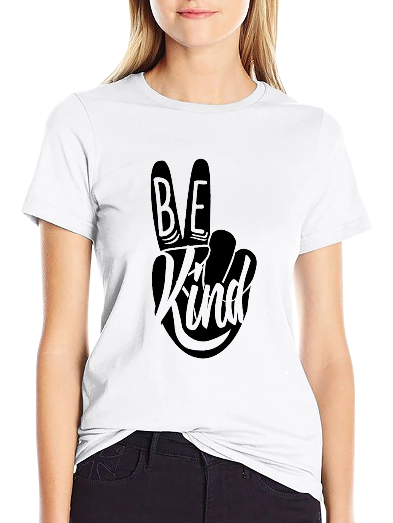 Be Kind Graphic Tee - Stylish Black Comfort