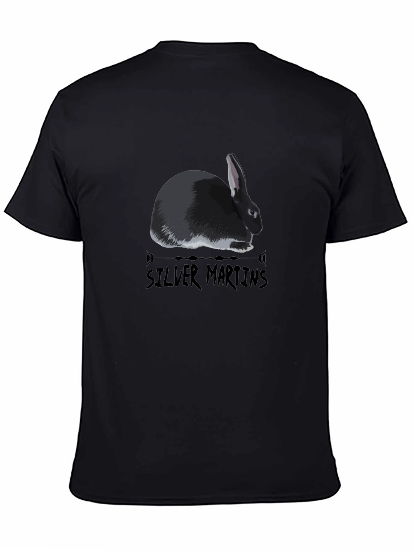 Silver Martens Rabbit Graphic Tee
