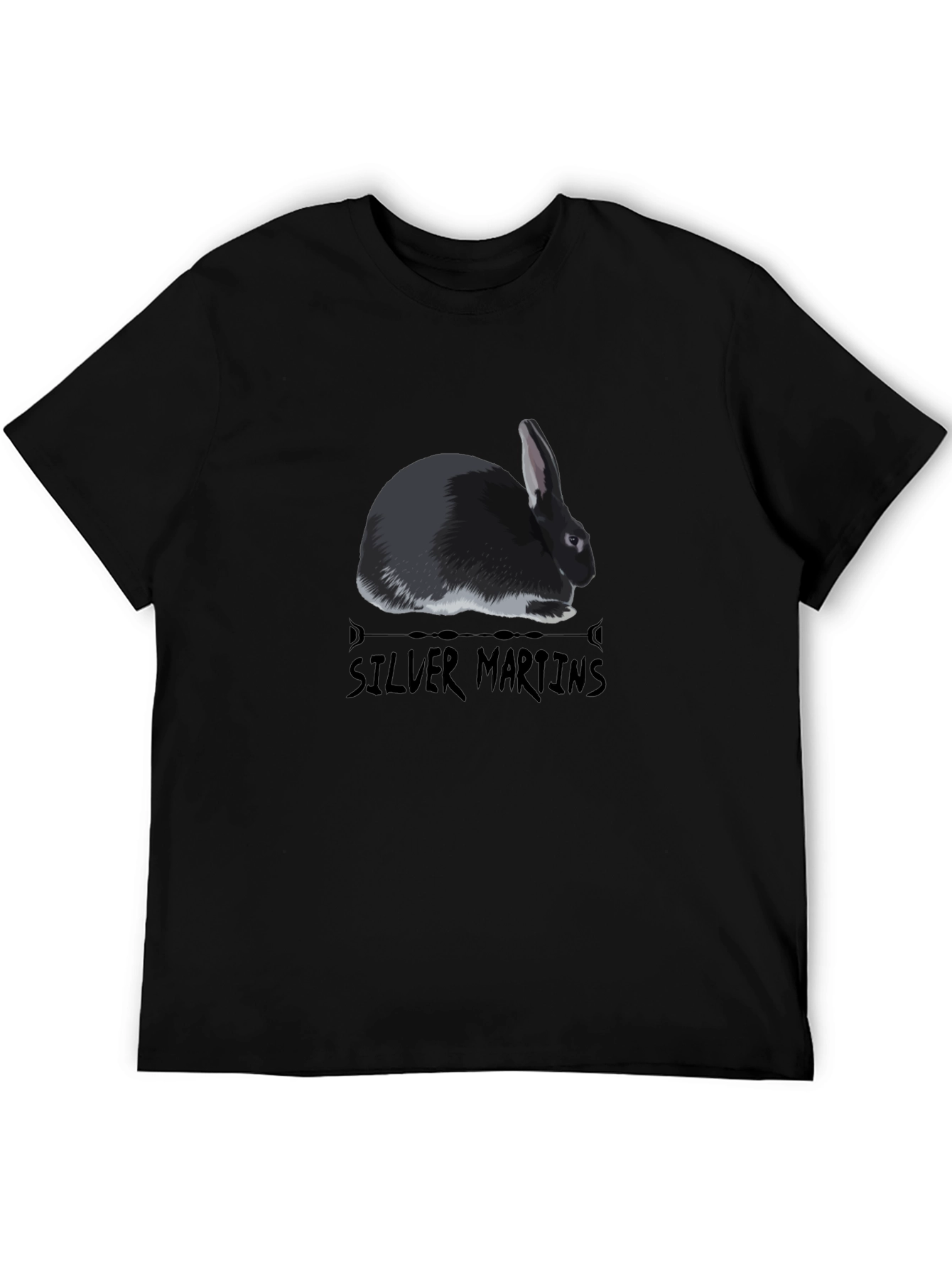 Silver Martens Rabbit Graphic Tee