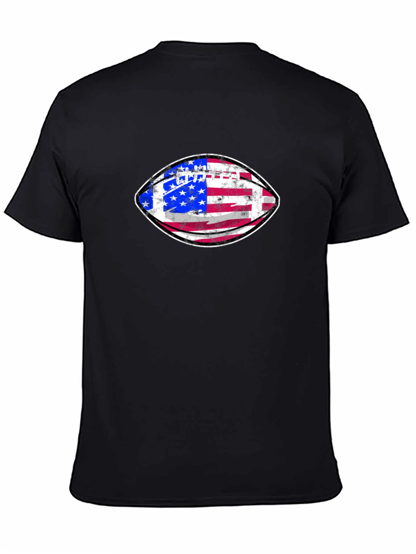 American Flag Football Graphic Tee