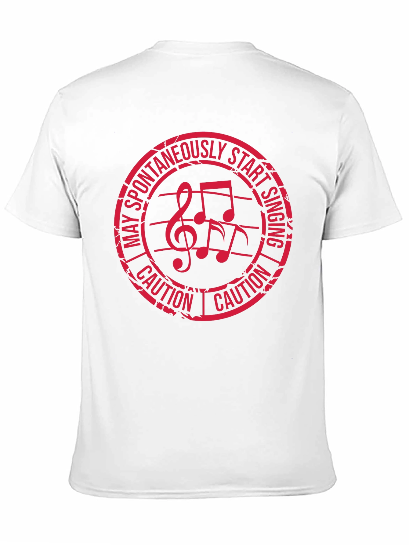 Caution May Spontaneously Start Singing Graphic Tee