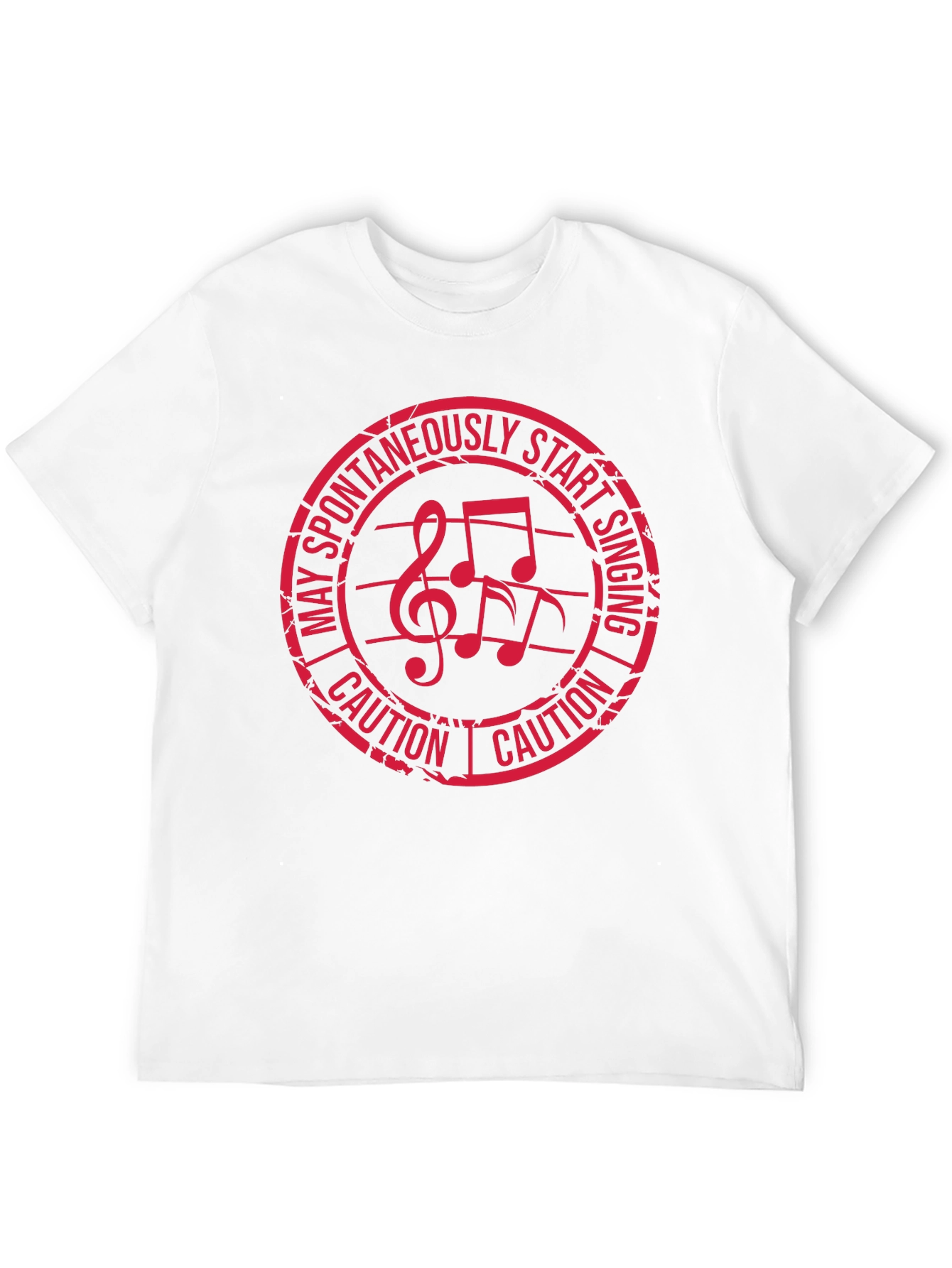 Caution May Spontaneously Start Singing Graphic Tee