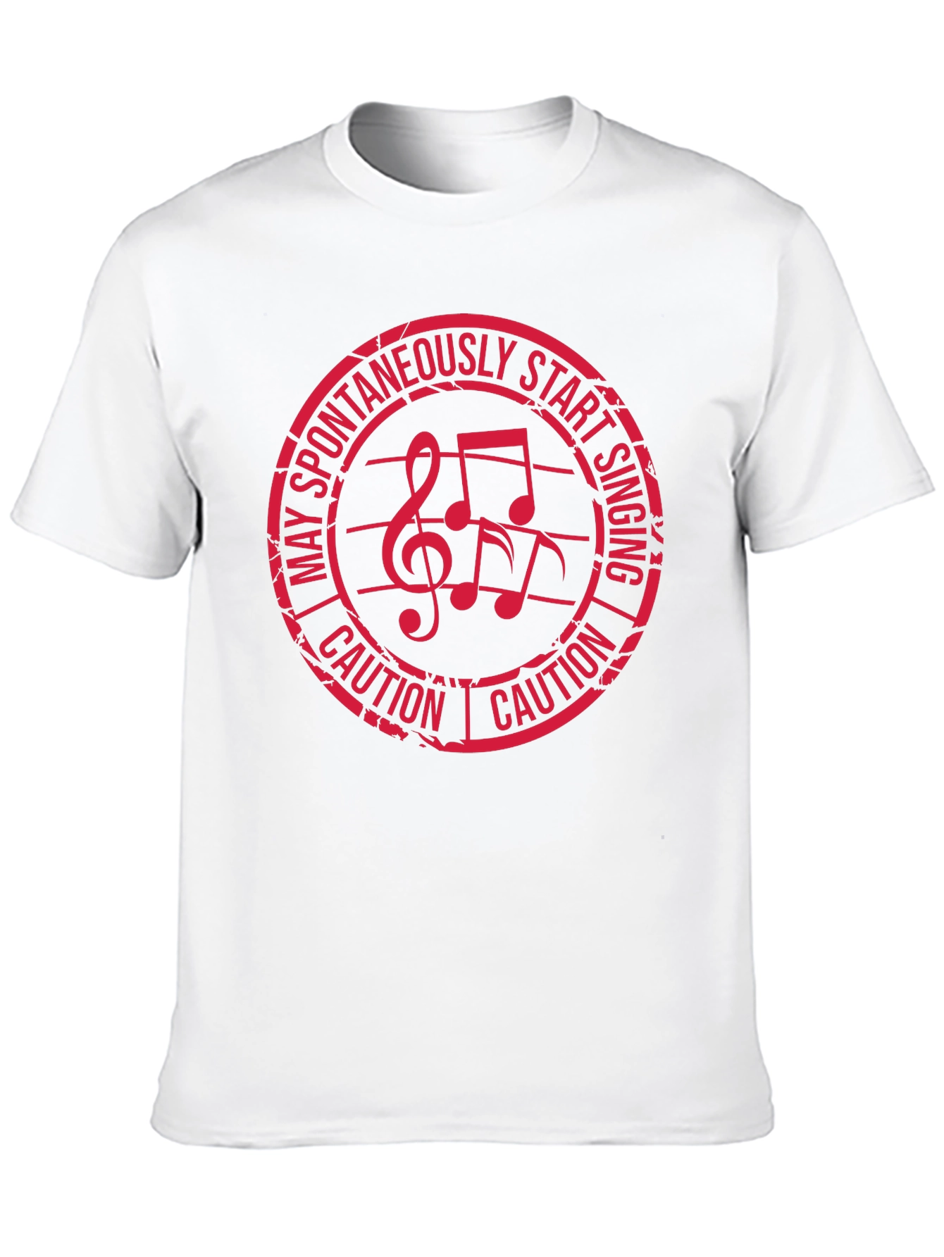 Caution May Spontaneously Start Singing Graphic Tee
