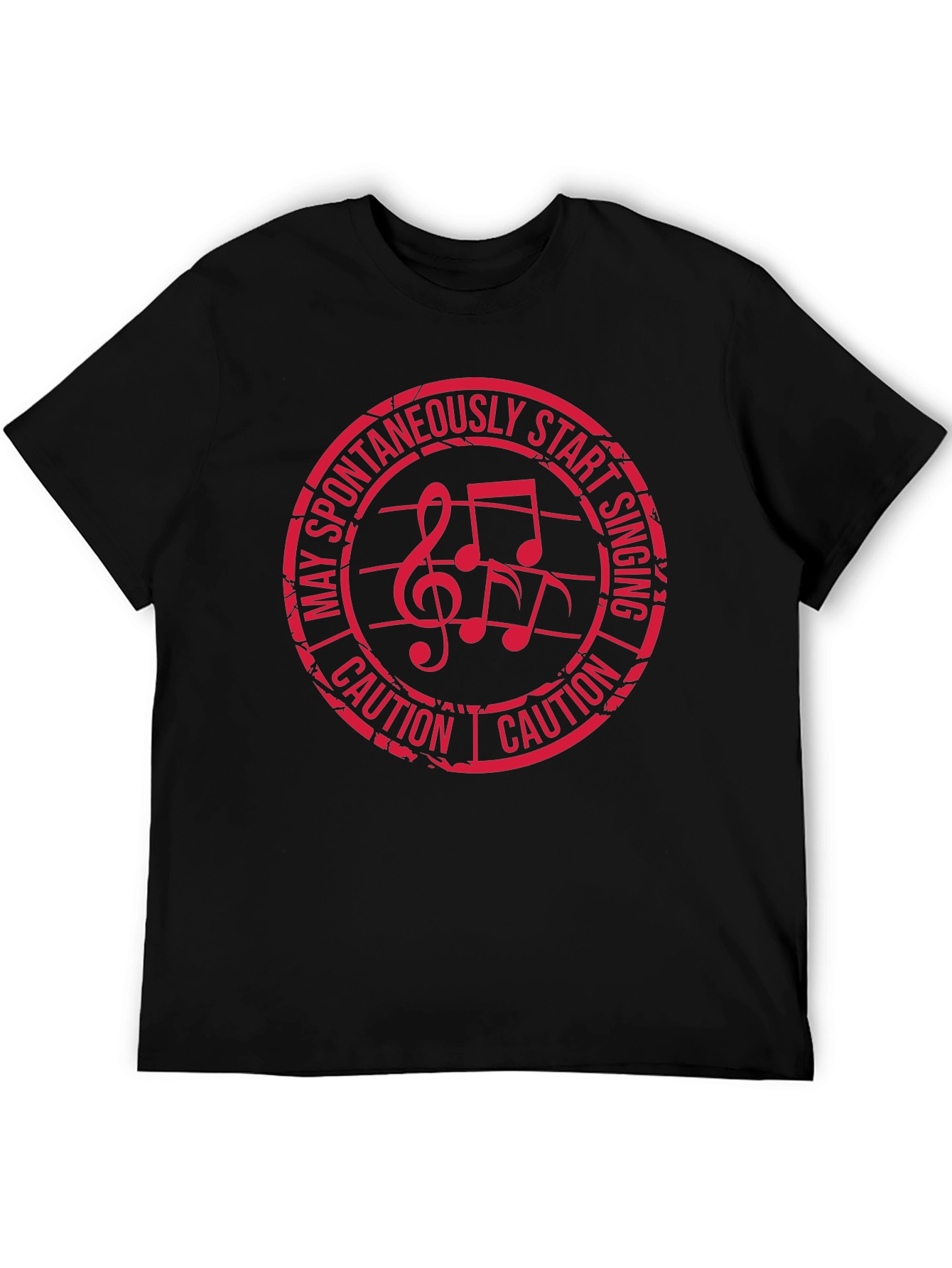 Caution May Spontaneously Start Singing Graphic Tee