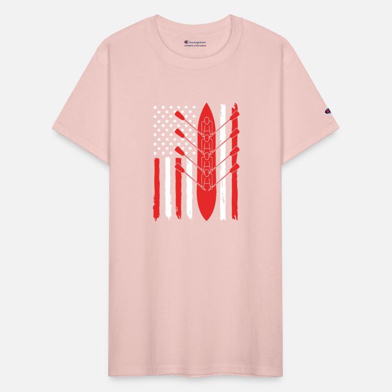 Patriotic 4th Of July American Flag Rowing Team