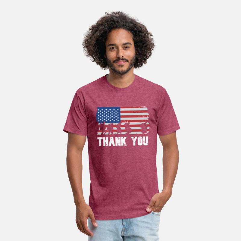 Patriotic American Flag Thank You Veterans Day For
