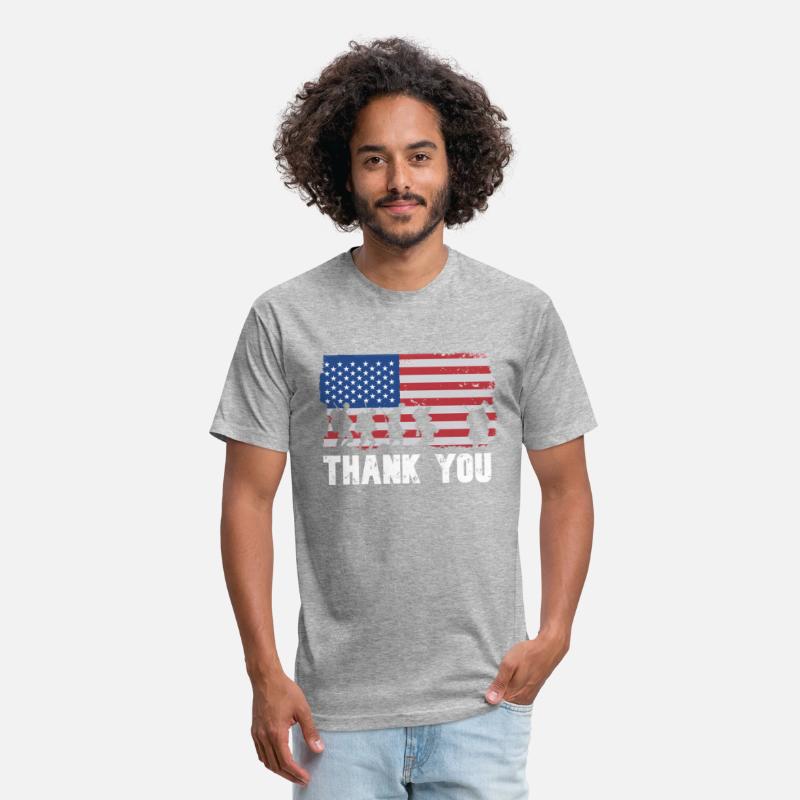 Patriotic American Flag Thank You Veterans Day For