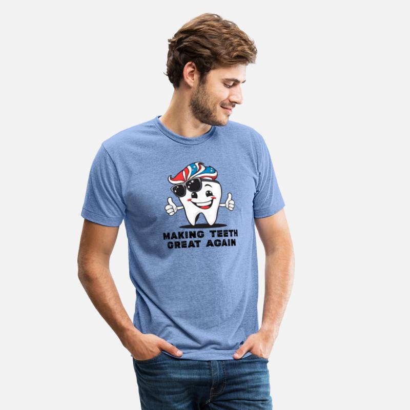 Patriotic Dental Happy Tooth Design