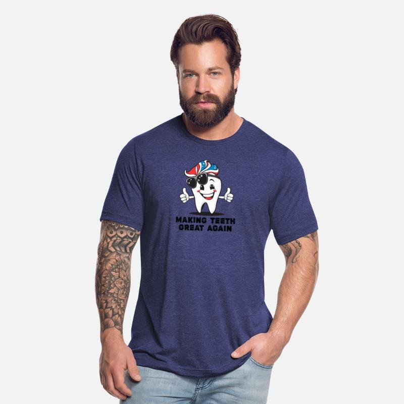 Patriotic Dental Happy Tooth Design