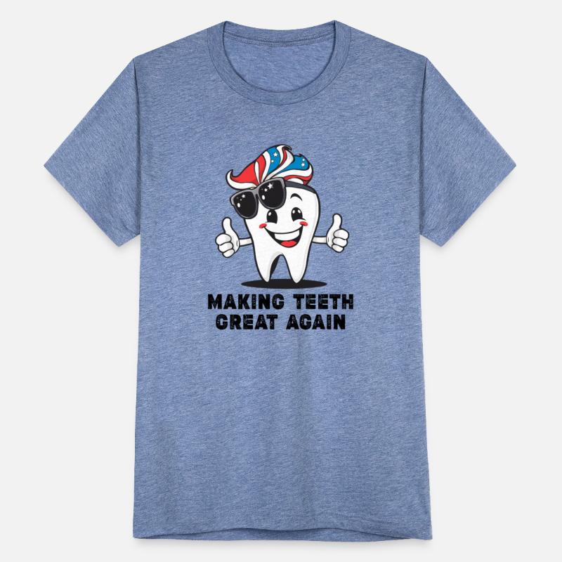 Patriotic Dental Happy Tooth Design