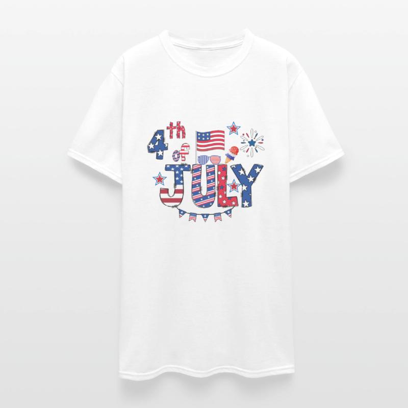 Patriotic Stars and Stripes 4th of July