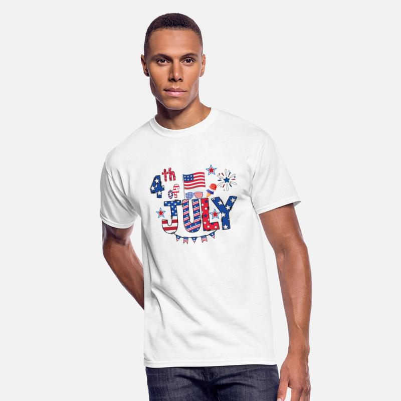 Patriotic Stars and Stripes 4th of July