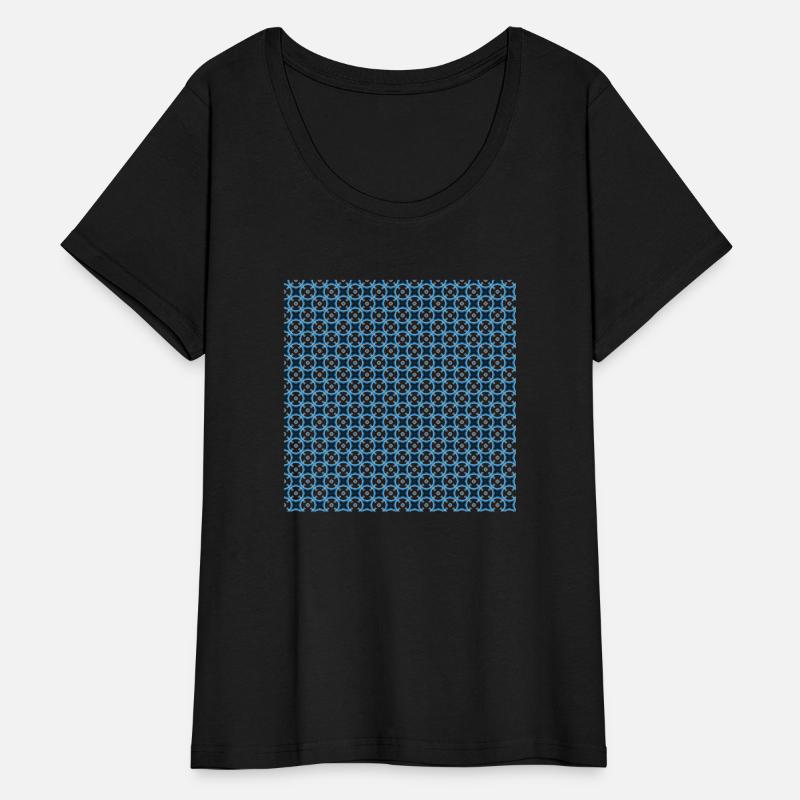pattern blue on blue circles