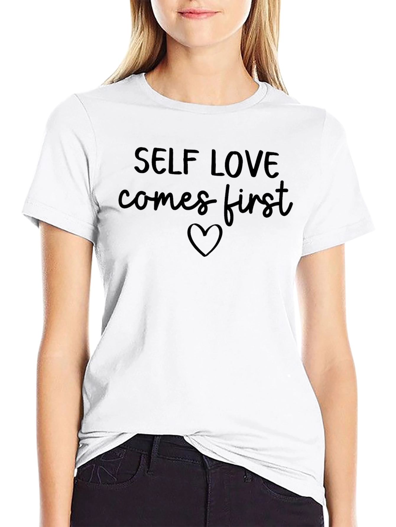 Self Love First Black T-Shirt