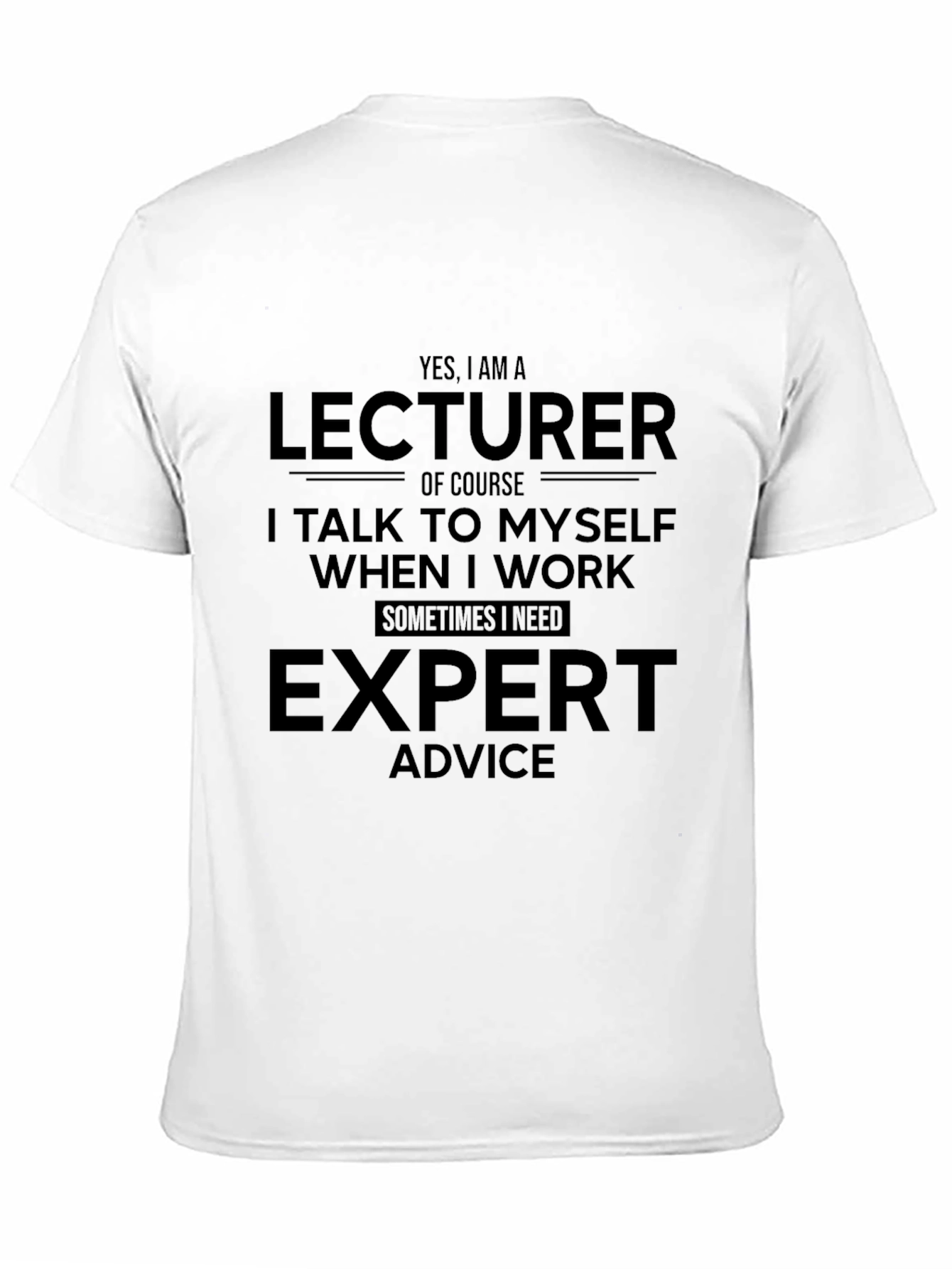 Lecturer Expert Advice Graphic T-Shirt