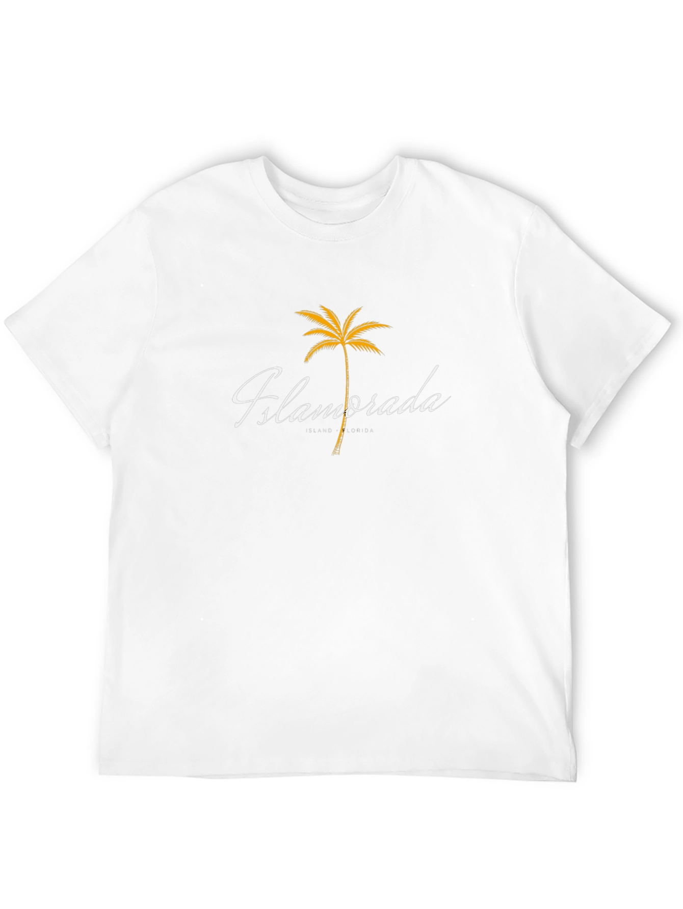 Islamorada Florida Palm Tree Black T-Shirt