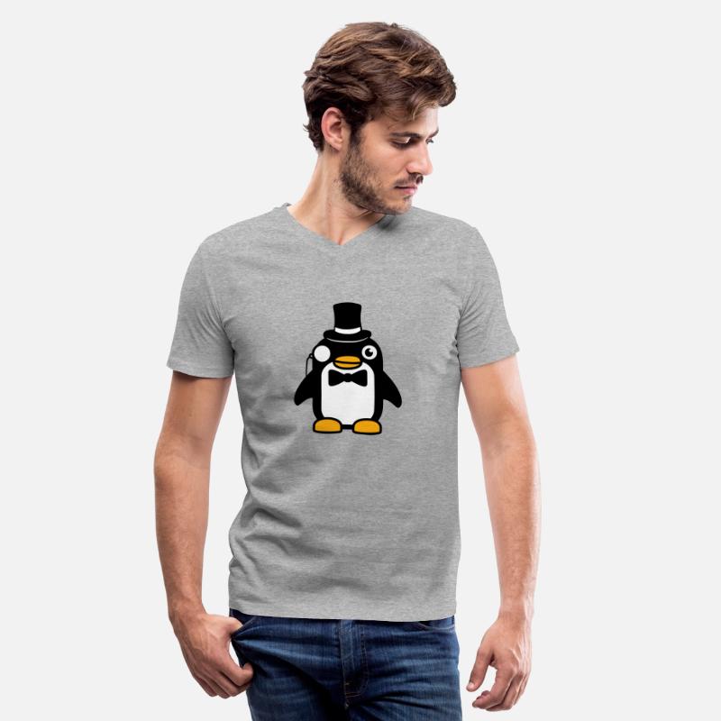 Penguin Gentleman Sir Mr. Top Hat Monocle Glasses