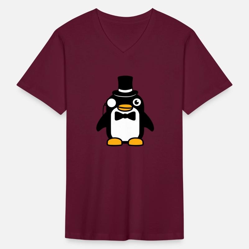 Penguin Gentleman Sir Mr. Top Hat Monocle Glasses