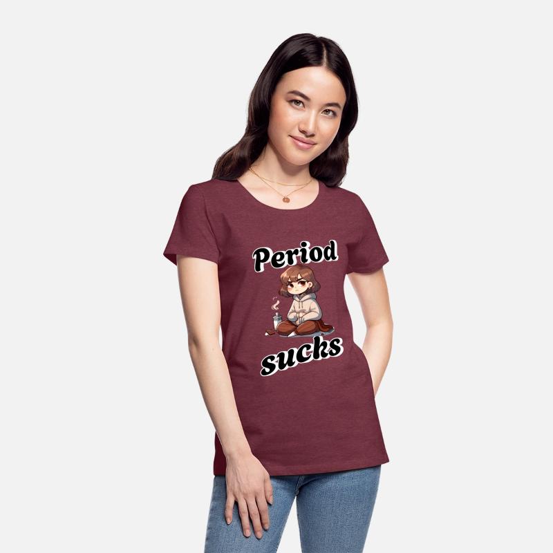Period Sucks Periode Mood Cozy Illustration