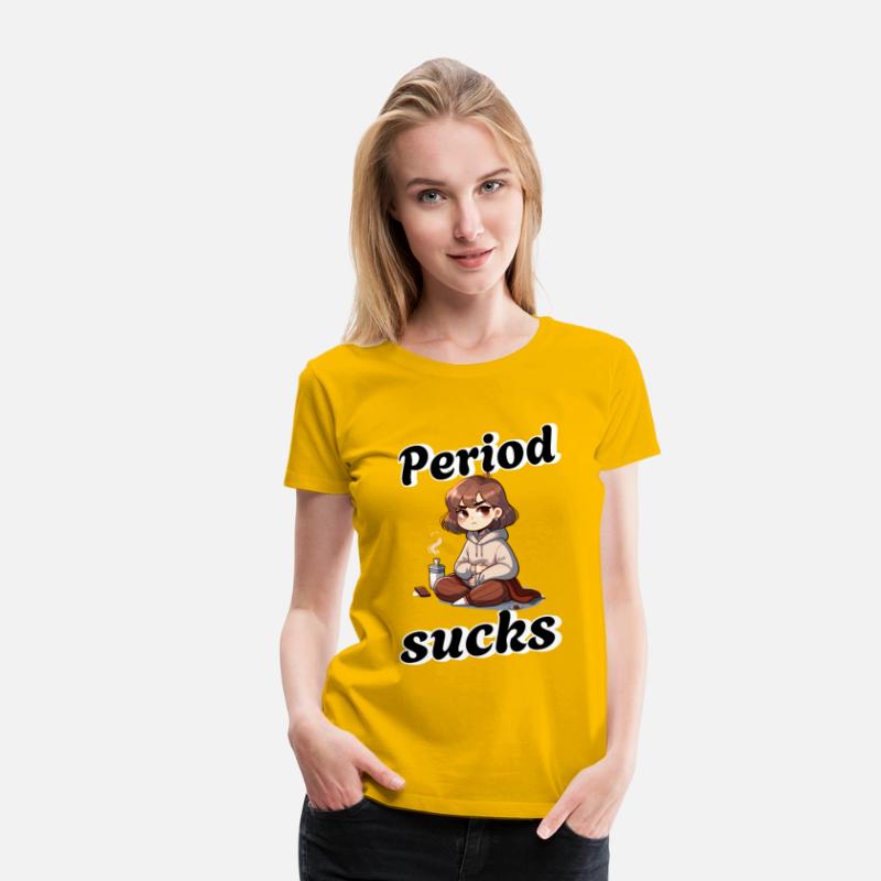Period Sucks Periode Mood Cozy Illustration